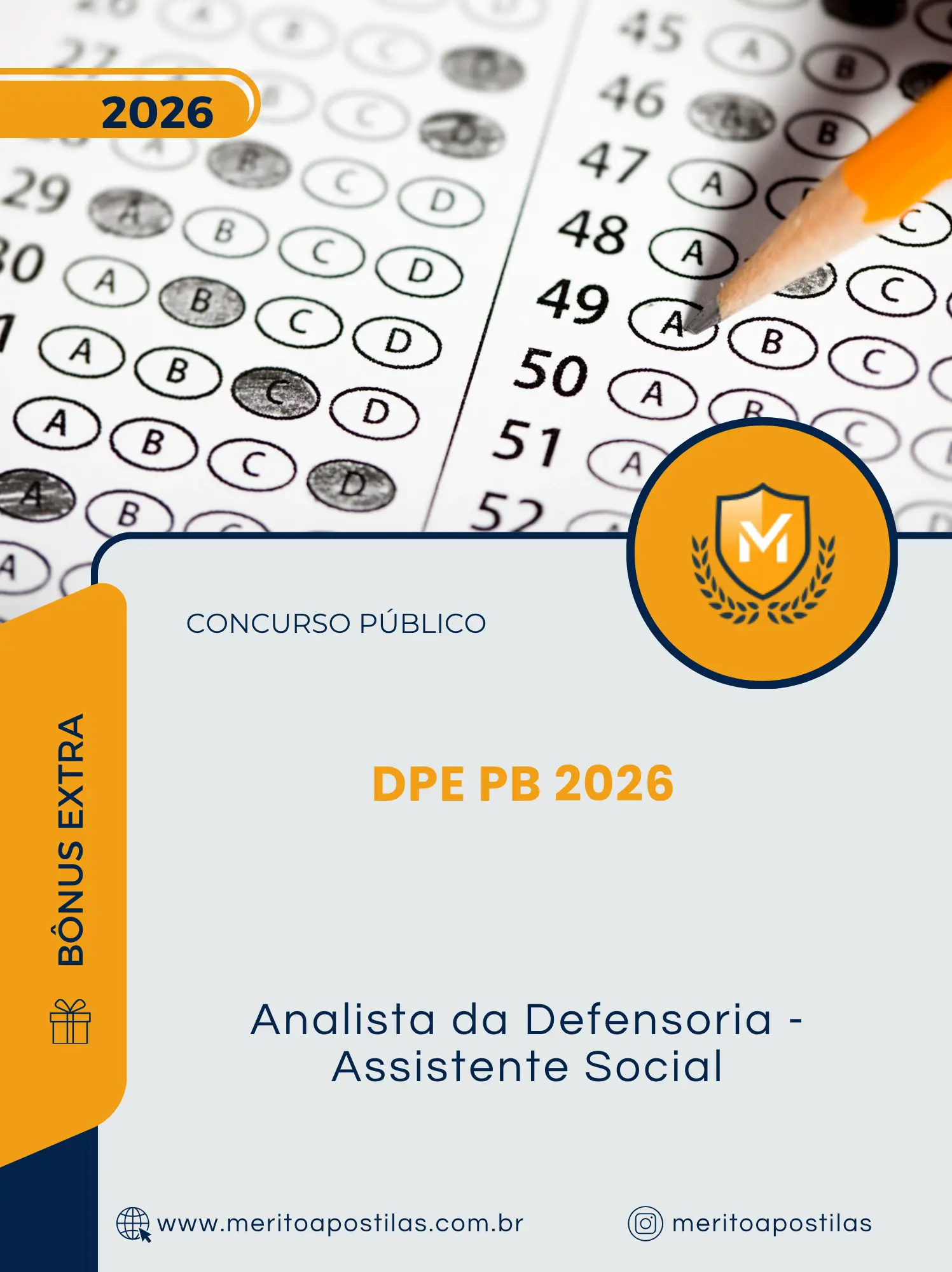 Apostila Analista da Defensoria Assistente Social Concurso Público DPE PB 2026