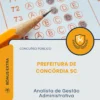 Apostila Analista de Gestão Administrativa Prefeitura de Concórdia SC 2026