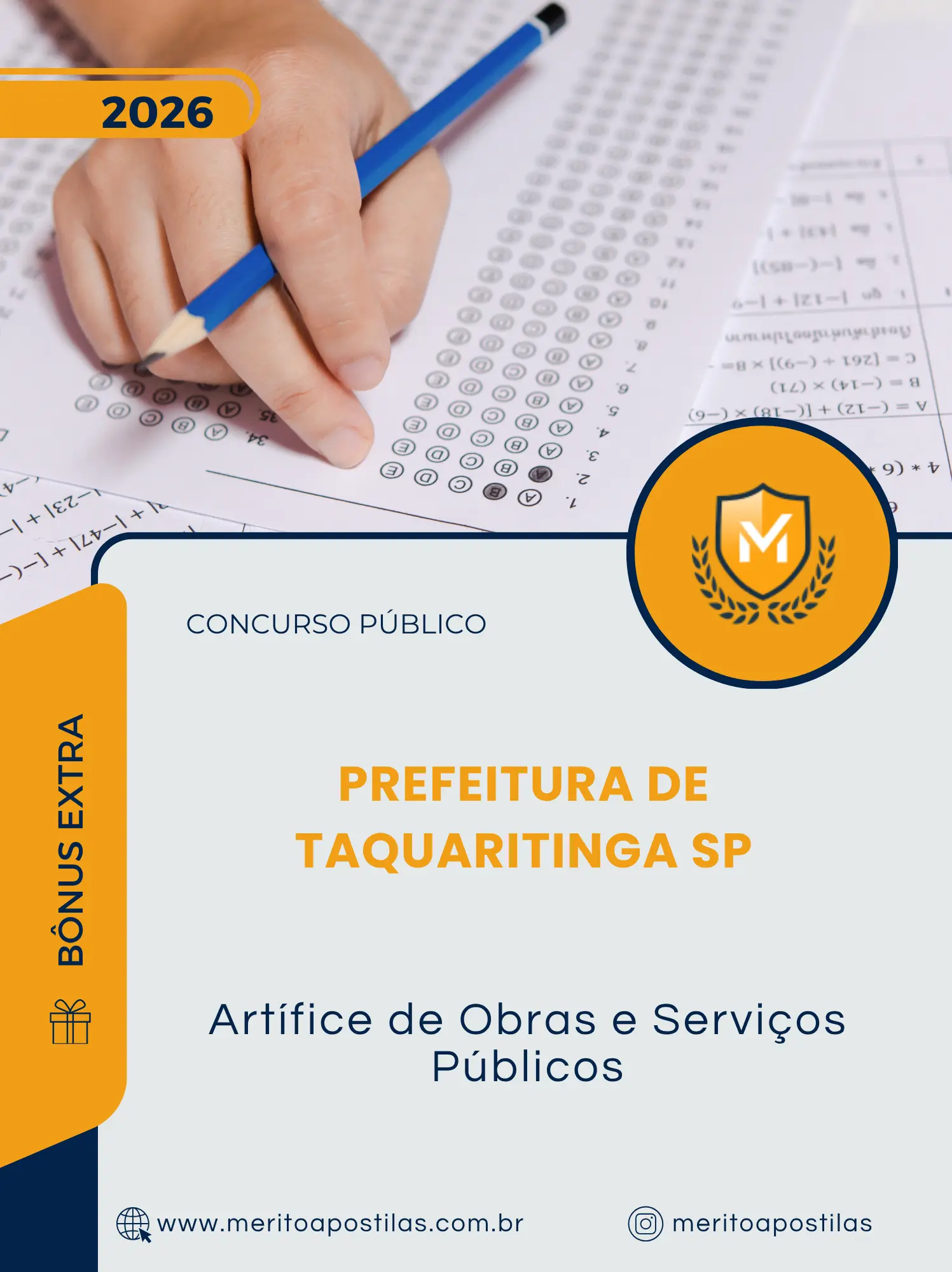 Apostila Artífice de Obras e Serviços Públicos Prefeitura de Taquaritinga SP 2026