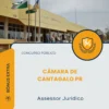 Apostila Assessor Jurídico Câmara de Cantagalo PR 2026