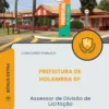 Apostila Assessor de Divisão de Licitação Prefeitura de Holambra SP 2026