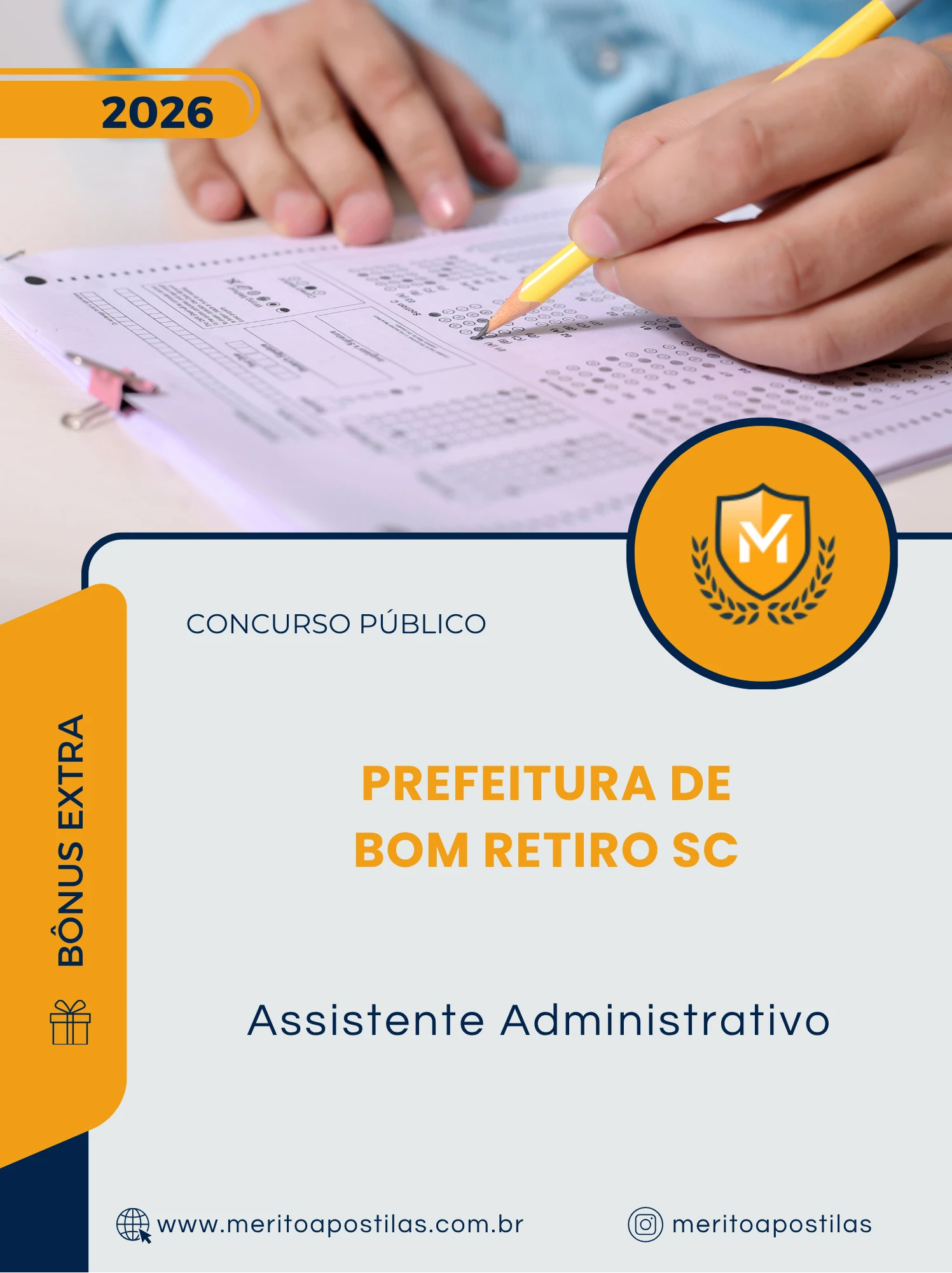 Apostila Assistente Administrativo Prefeitura de Bom Retiro SC 2026