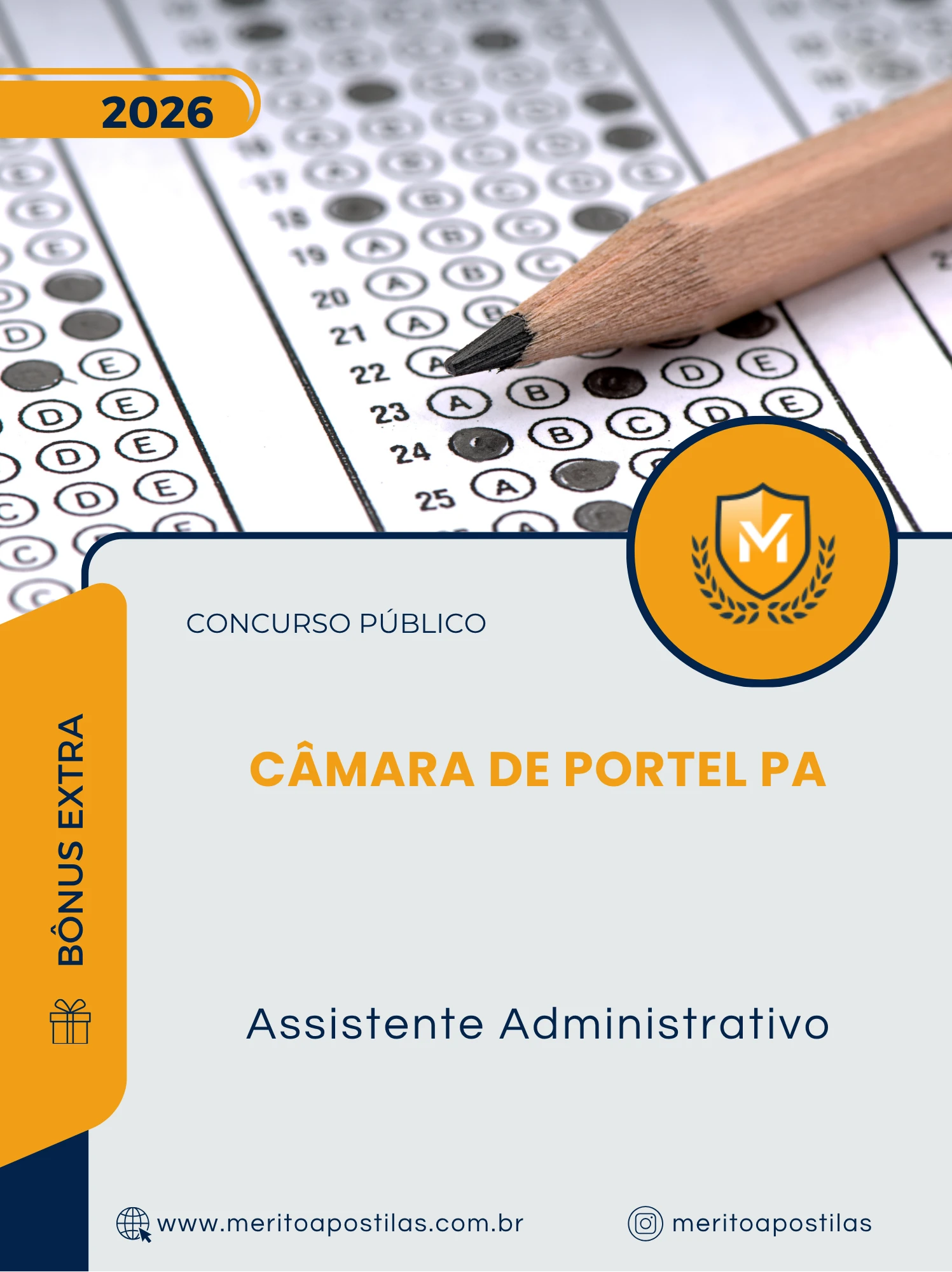 Apostila Assistente Administrativo Câmara de Portel PA 2026