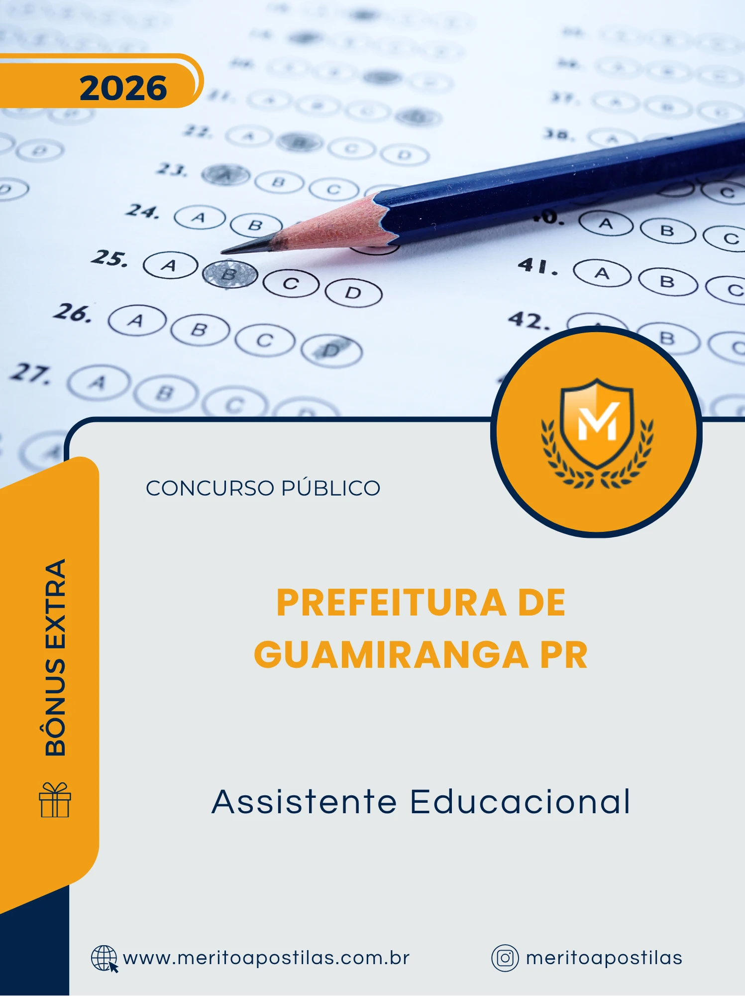 Apostila Assistente Educacional Prefeitura de Guamiranga PR 2026