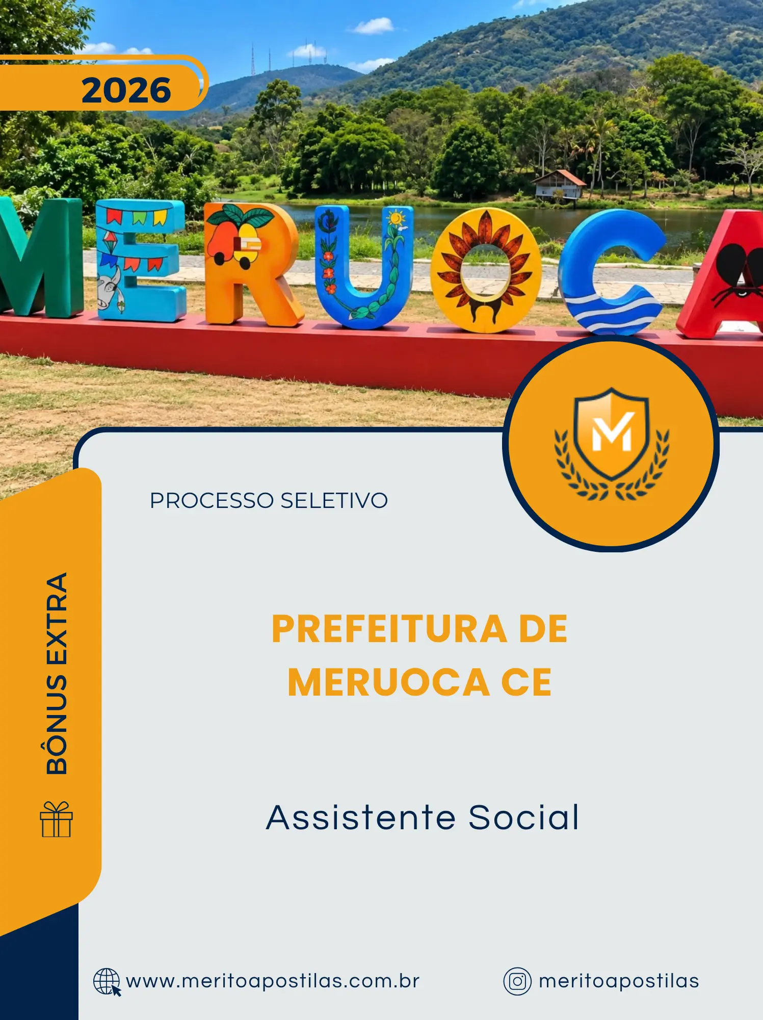 Apostila Assistente Social Prefeitura de Meruoca CE 2026