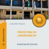 Apostila Assistente Social Prefeitura de Jaborandi SP 2026