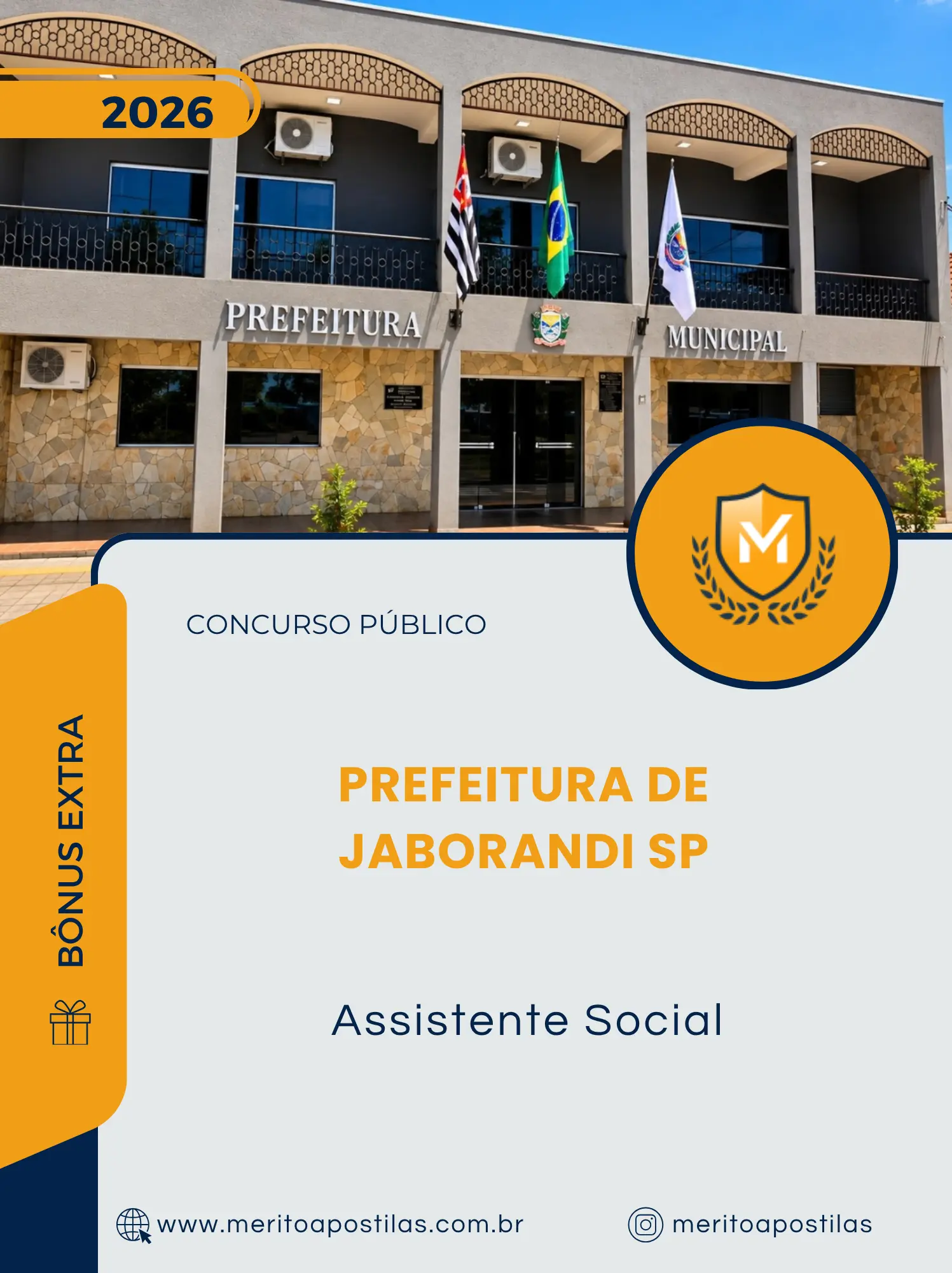 Apostila Assistente Social Prefeitura de Jaborandi SP 2026