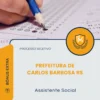 Apostila Assistente Social Prefeitura de Carlos Barbosa RS 2026