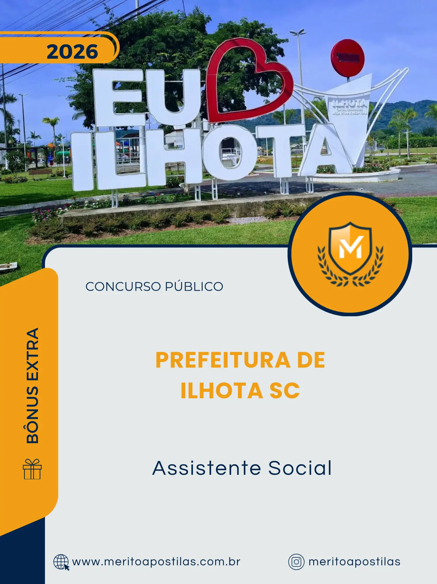 Apostila Assistente Social Prefeitura de Ilhota SC 2026