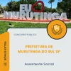 Apostila Assistente Social Prefeitura de Murutinga do Sul SP 2026