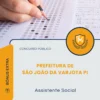 Apostila Assistente Social Prefeitura de São João da Varjota PI 2026