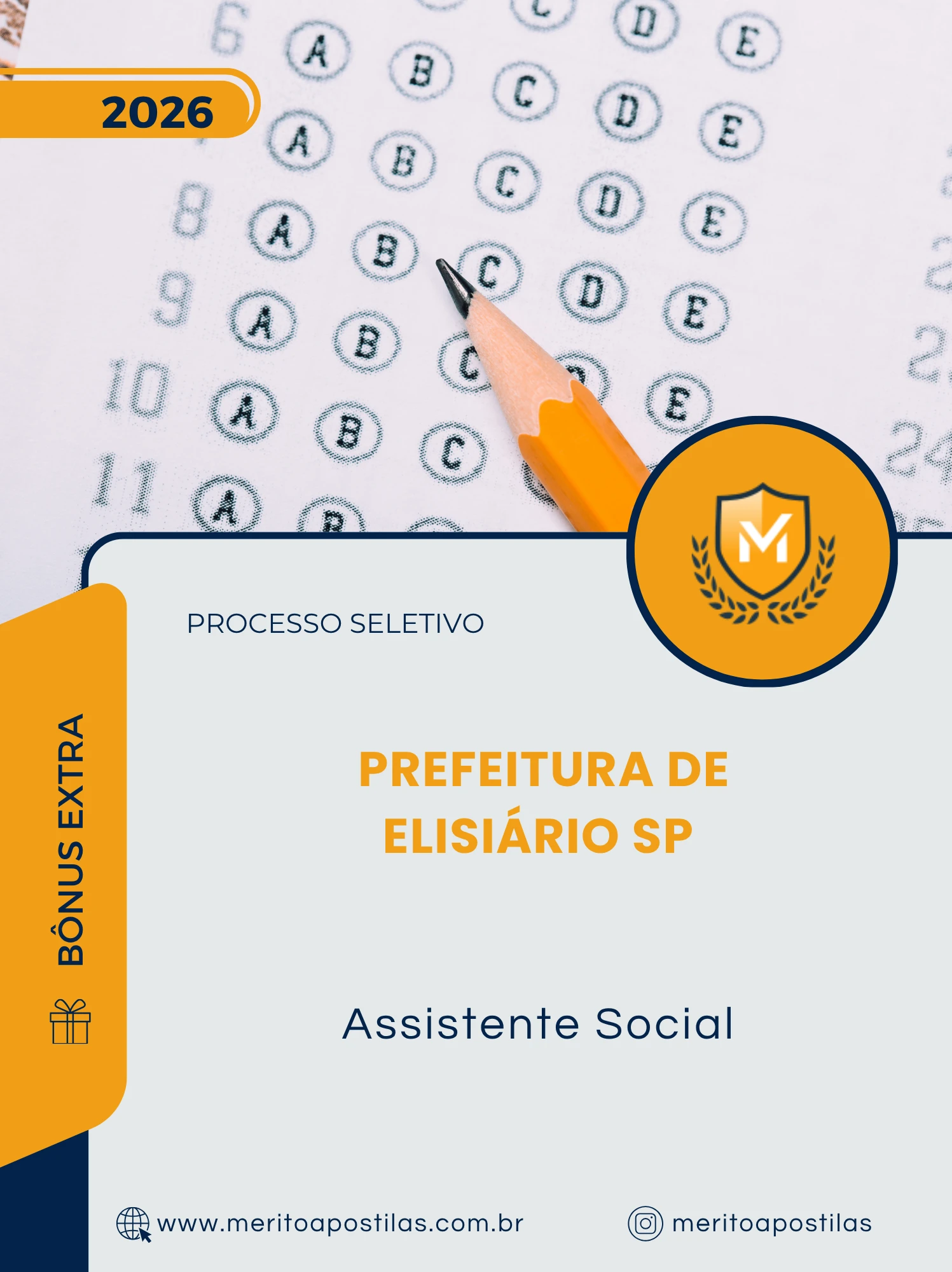 Apostila Assistente Social Prefeitura de Elisiário SP 2026