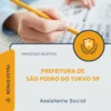 Apostila Assistente Social Prefeitura de São Pedro do Turvo SP 2026