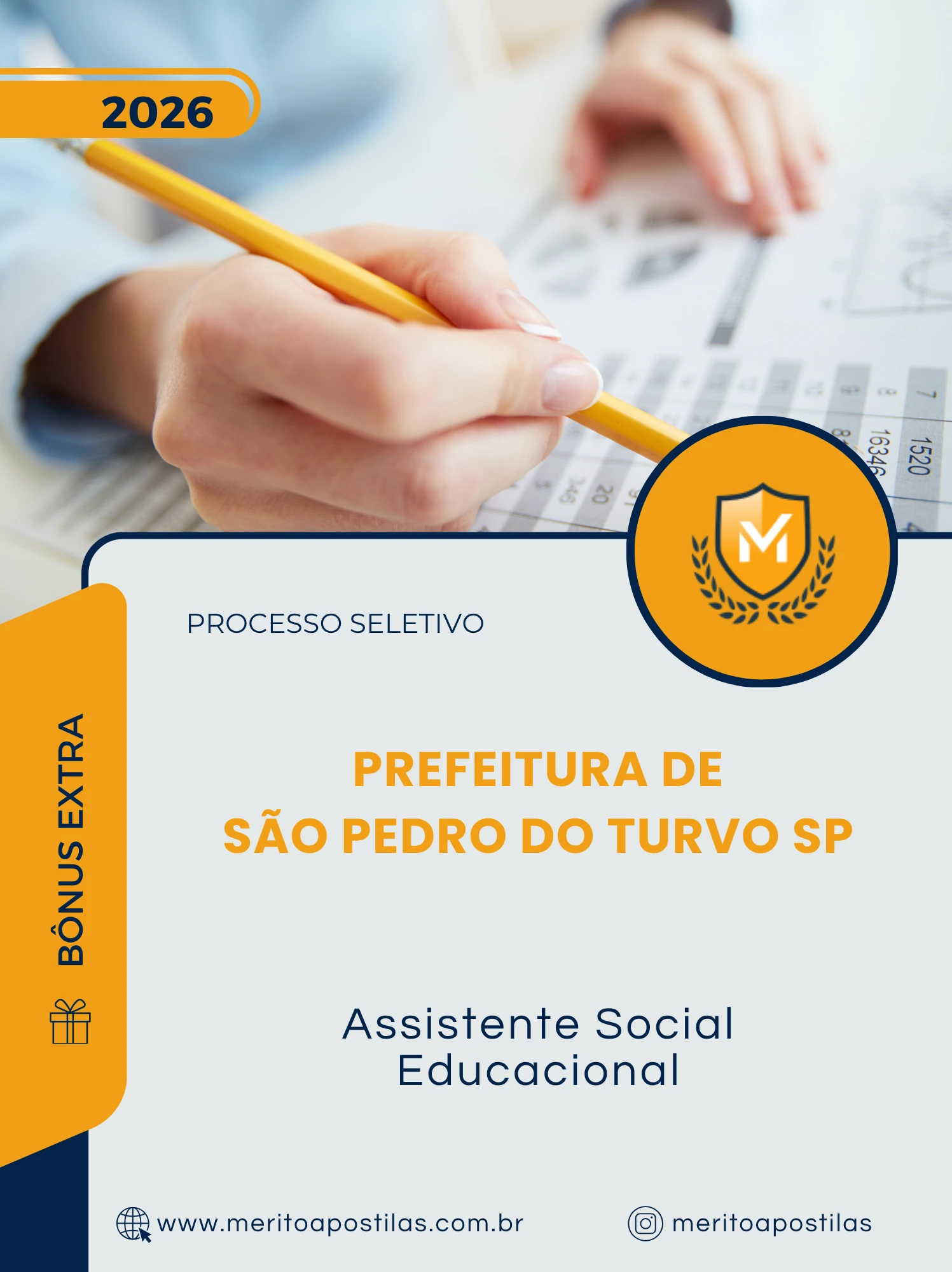 Apostila Assistente Social Educacional Prefeitura de São Pedro do Turvo SP 2026