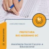 Apostila Assistente Social Escolar e Educacional Prefeitura de Rio Negrinho SC 2026