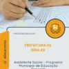 Apostila Assistente Social Programa Municipal de Educação Especial Prefeitura de Iúna ES 2026