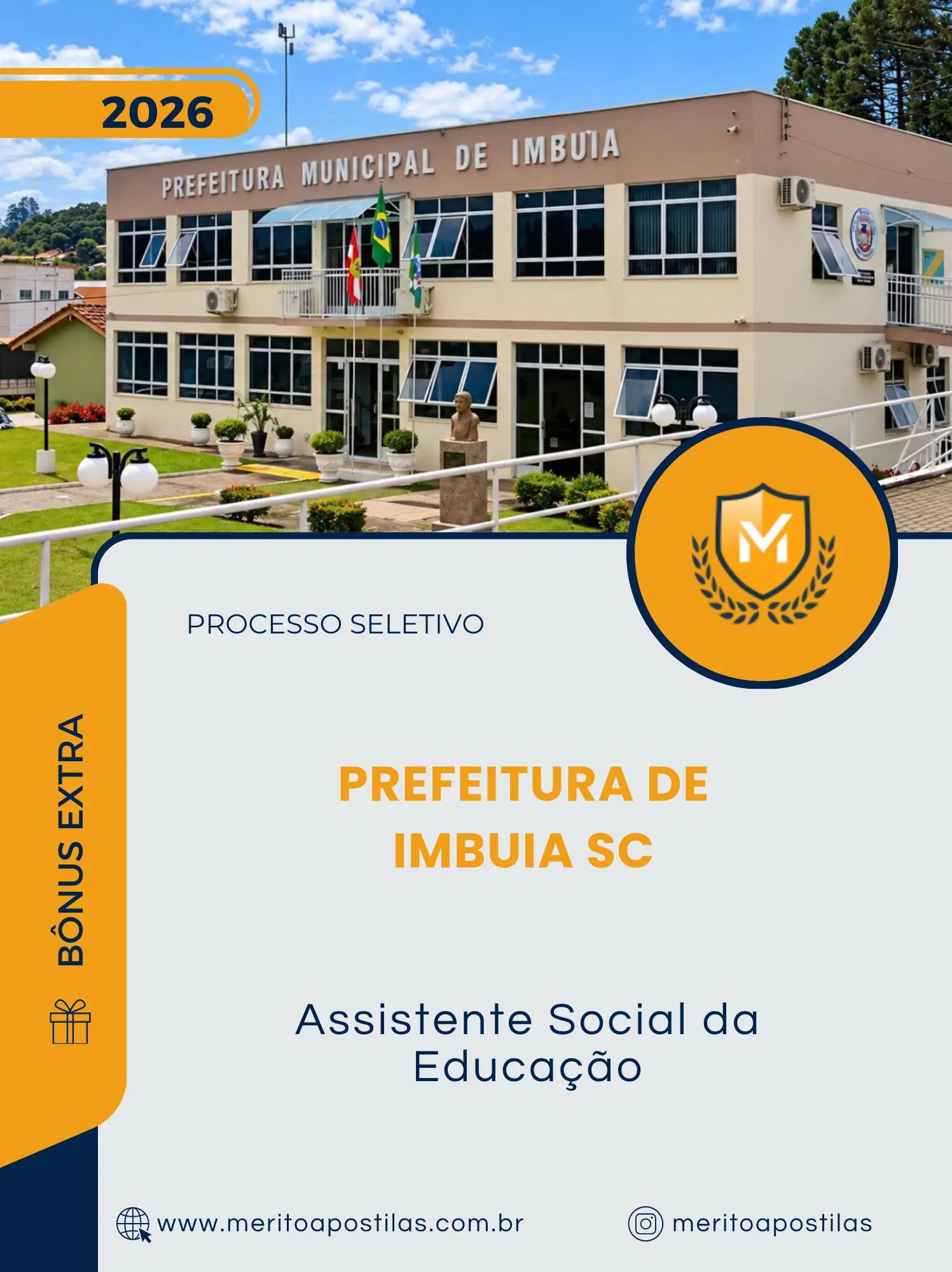 Apostila Assistente Social da Educação Prefeitura de Imbuia SC 2026