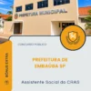 Apostila Assistente Social do CRAS Prefeitura de Embaúba SP 2026