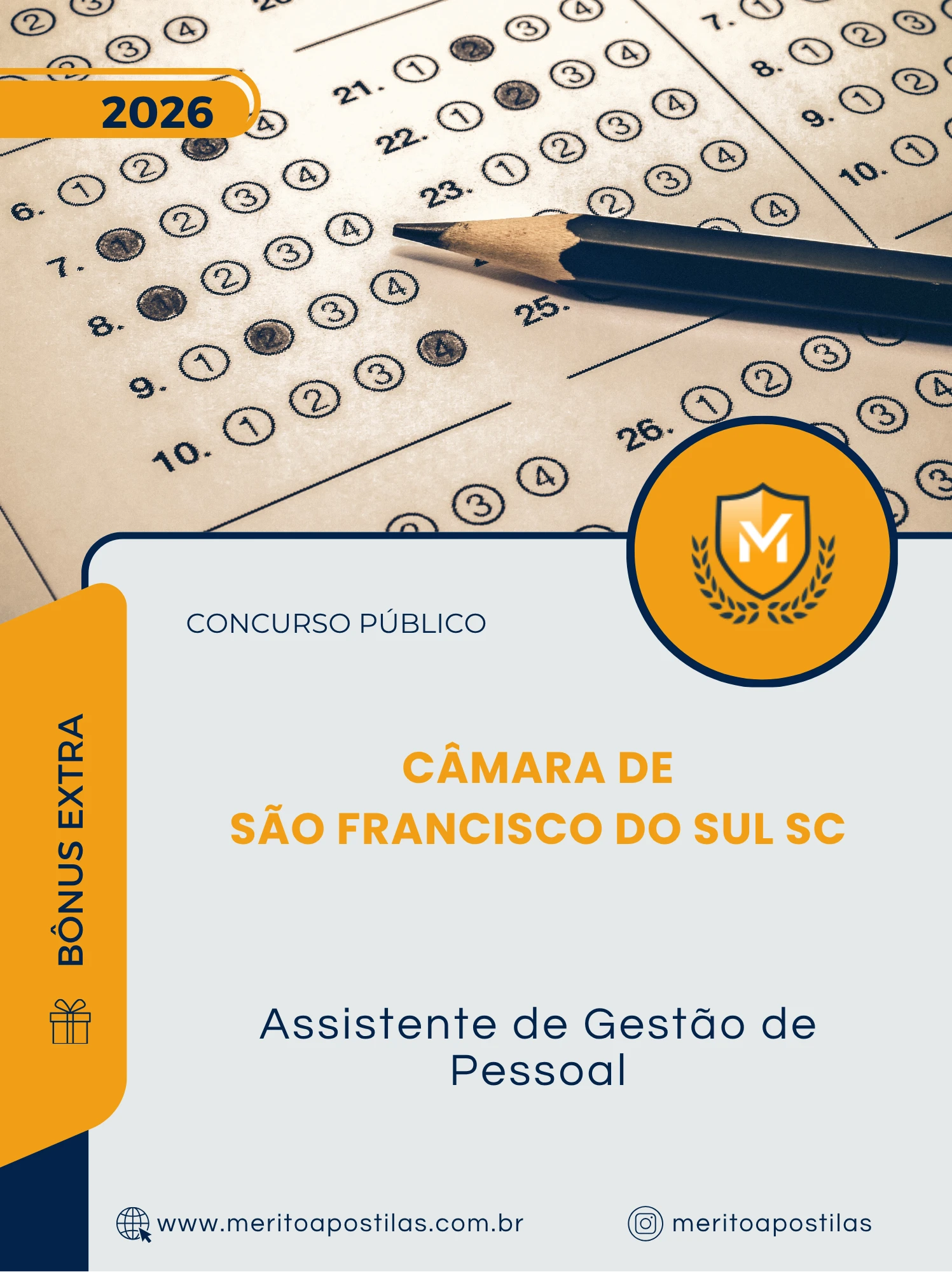 Apostila Assistente de Gestão de Pessoal Câmara de São Francisco do Sul SC 2026
