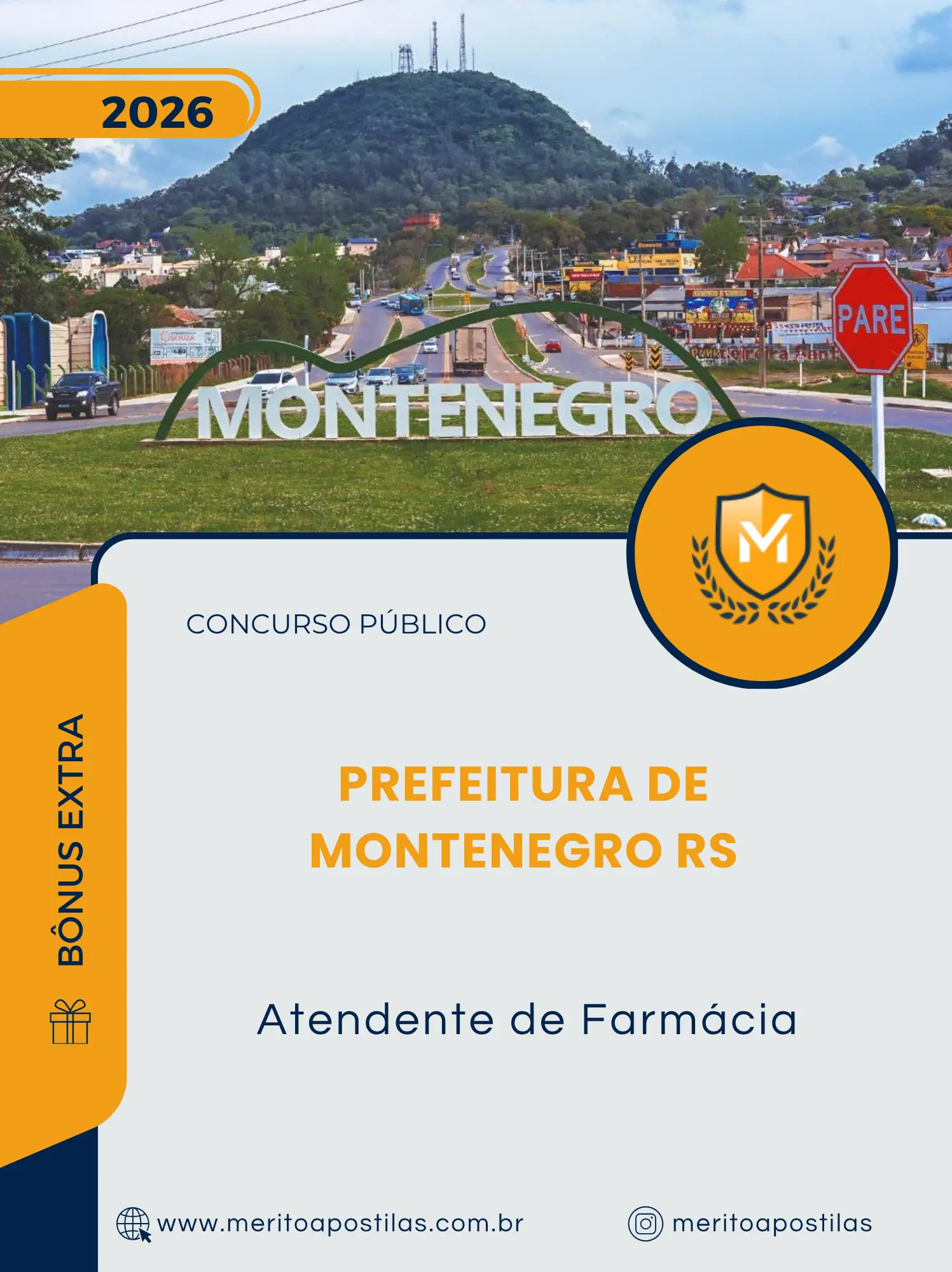 Apostila Atendente de Farmácia Prefeitura de Montenegro RS 2026