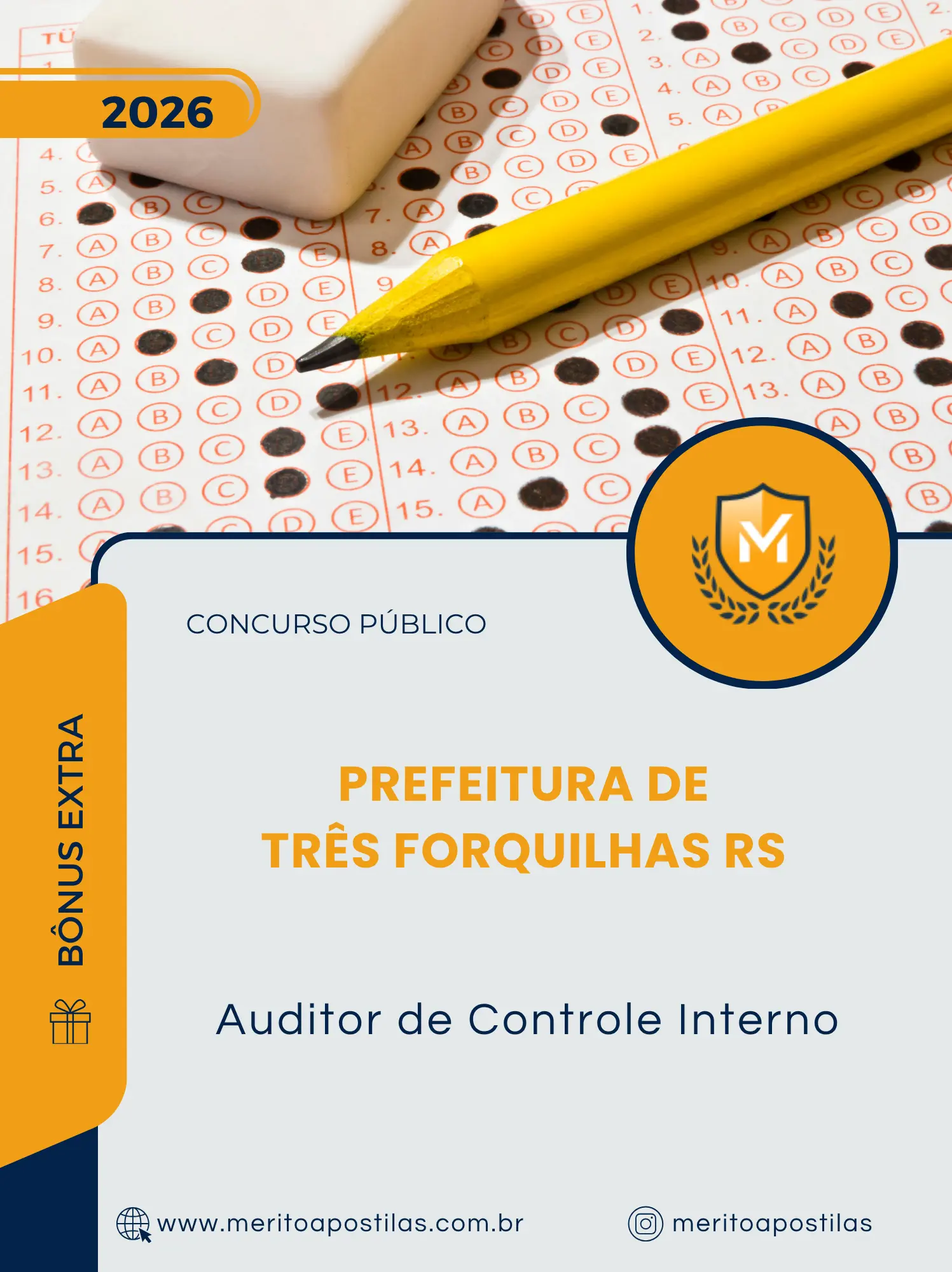 Apostila Auditor de Controle Interno Prefeitura de Três Forquilhas RS 2026