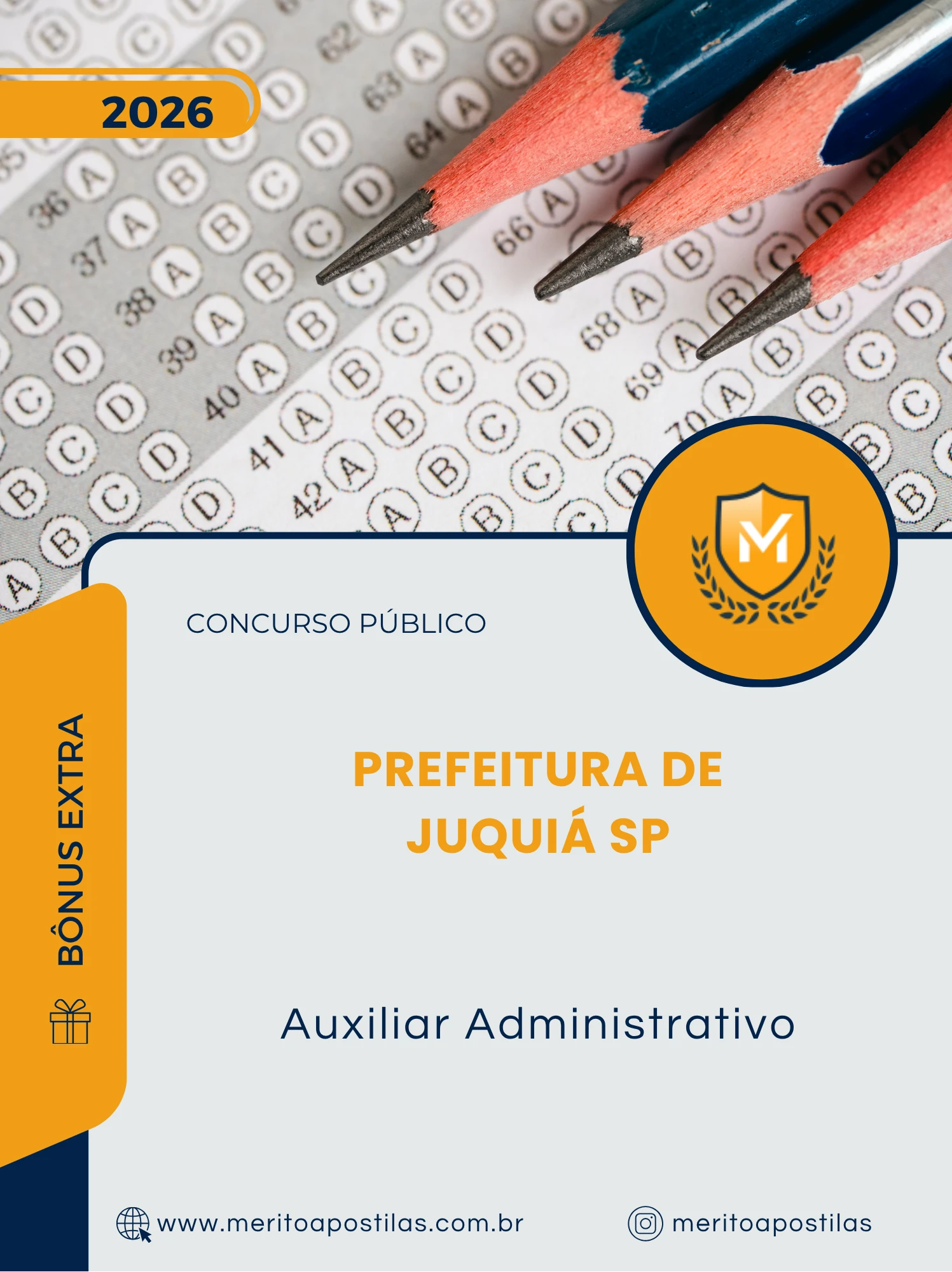 Apostila Auxiliar Administrativo Prefeitura de Juquiá SP 2026