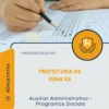 Apostila Auxiliar Administrativo Programas Sociais Prefeitura de Iúna ES 2026