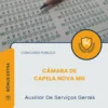 Apostila Auxiliar De Serviços Gerais Câmara de Capela Nova MG 2026