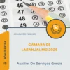 Apostila Auxiliar De Serviços Gerais Câmara de Laranjal MG 2026