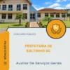 Apostila Auxiliar De Serviços Gerais Prefeitura de Saltinho SC 2026