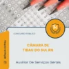 Apostila Auxiliar De Serviços Gerais Câmara de Tibau do Sul RN 2026