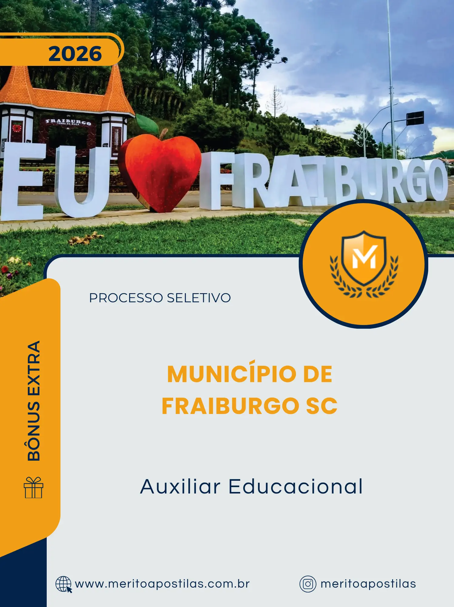 Apostila Auxiliar Educacional Município de Fraiburgo SC 2026
