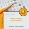Apostila Auxiliar Educacional Prefeitura de Concórdia SC 2026