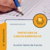 Apostila Auxiliar Geral de Escola Prefeitura de Carlos Barbosa RS 2026