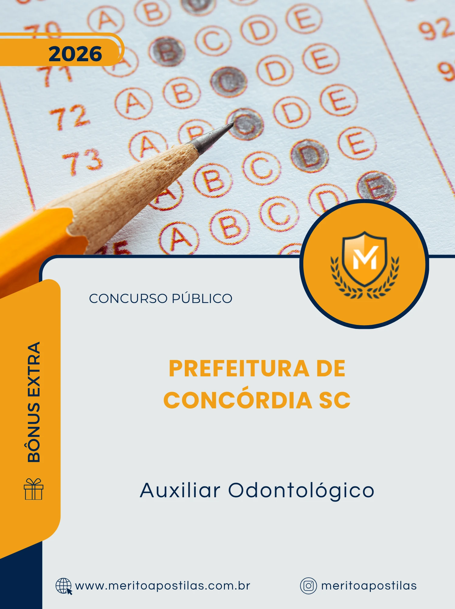 Apostila Auxiliar Odontológico Prefeitura de Concórdia SC 2026