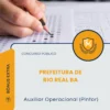 Apostila Auxiliar Operacional Pintor Prefeitura de Rio Real BA 2026