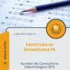 Apostila Auxiliar de Consultório Odontológico EP Prefeitura de Guamiranga PR 2026