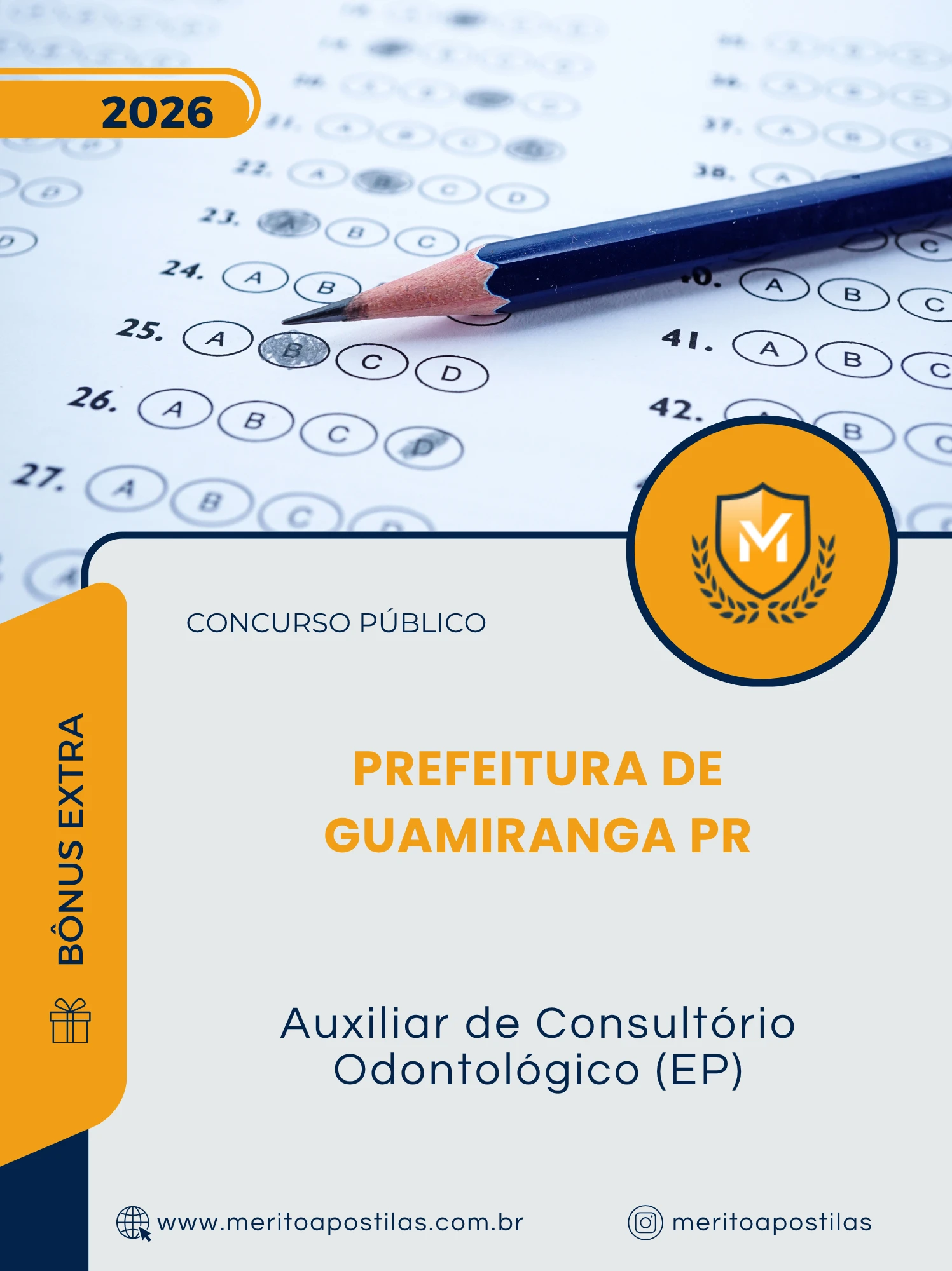 Apostila Auxiliar de Consultório Odontológico EP Prefeitura de Guamiranga PR 2026