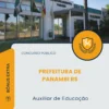 Apostila Auxiliar de Educação Prefeitura de Panambi RS 2026