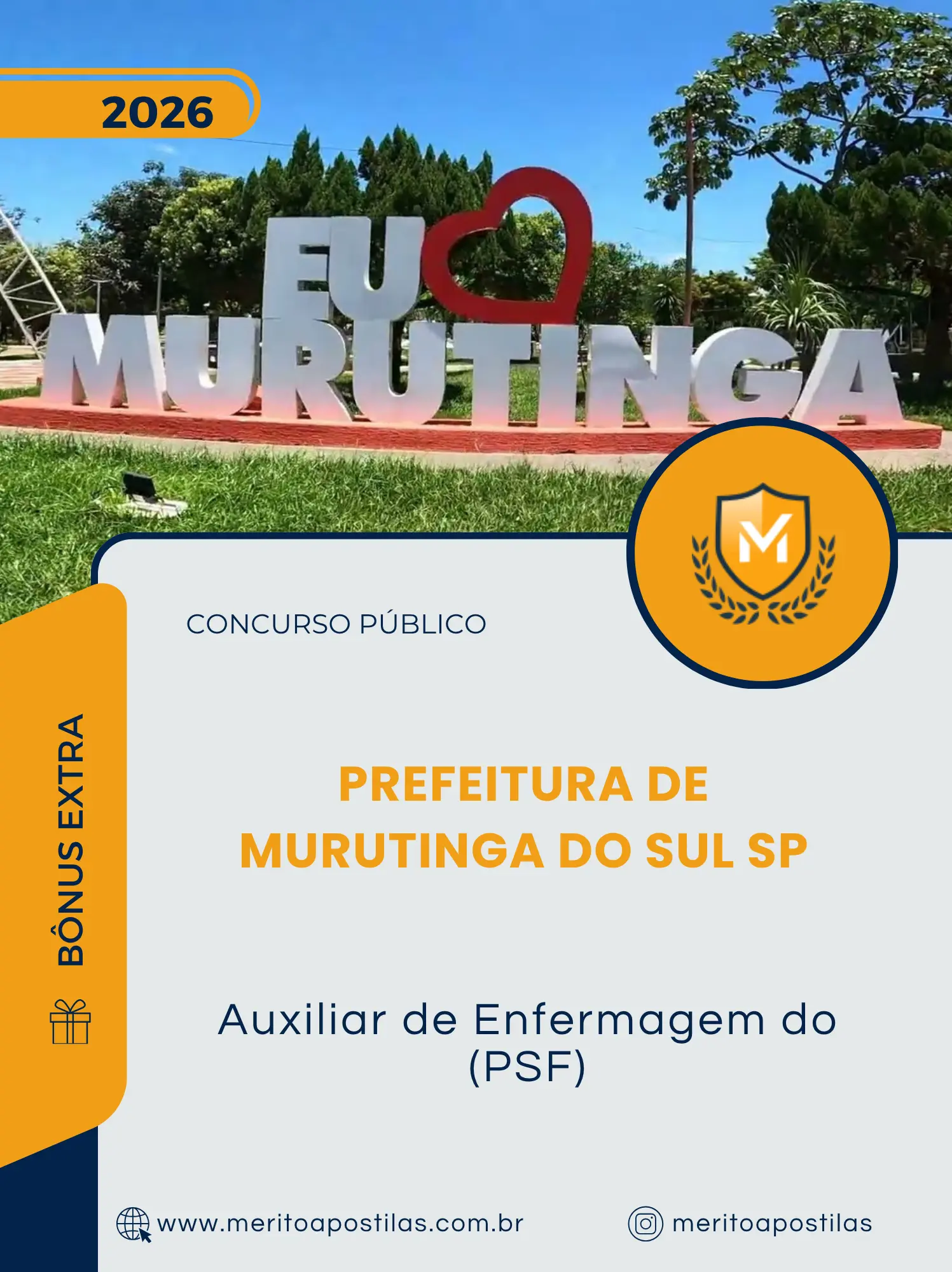 Apostila Auxiliar de Enfermagem do PSF Prefeitura de Murutinga do Sul SP 2026