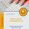 Apostila Auxiliar de Serviços Educacionais Prefeitura de Itapororoca PB 2026