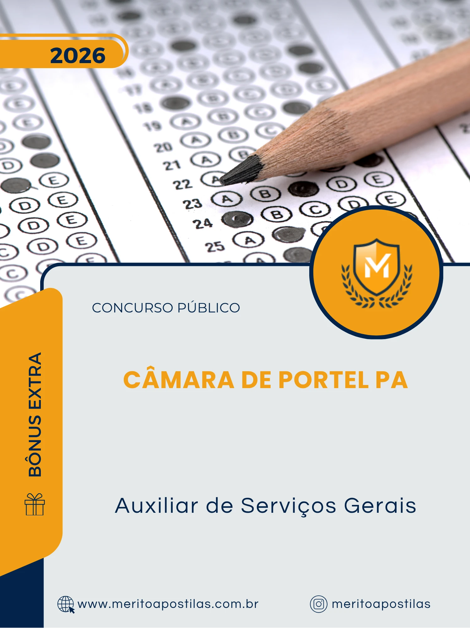 Apostila Auxiliar de Serviços Gerais Câmara de Portel PA 2026