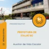Apostila Auxiliar de Vida Escolar Prefeitura de Itajaí SC 2026