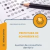 Apostila Auxiliar de Consultório Dentário Prefeitura de Schroeder SC 2026