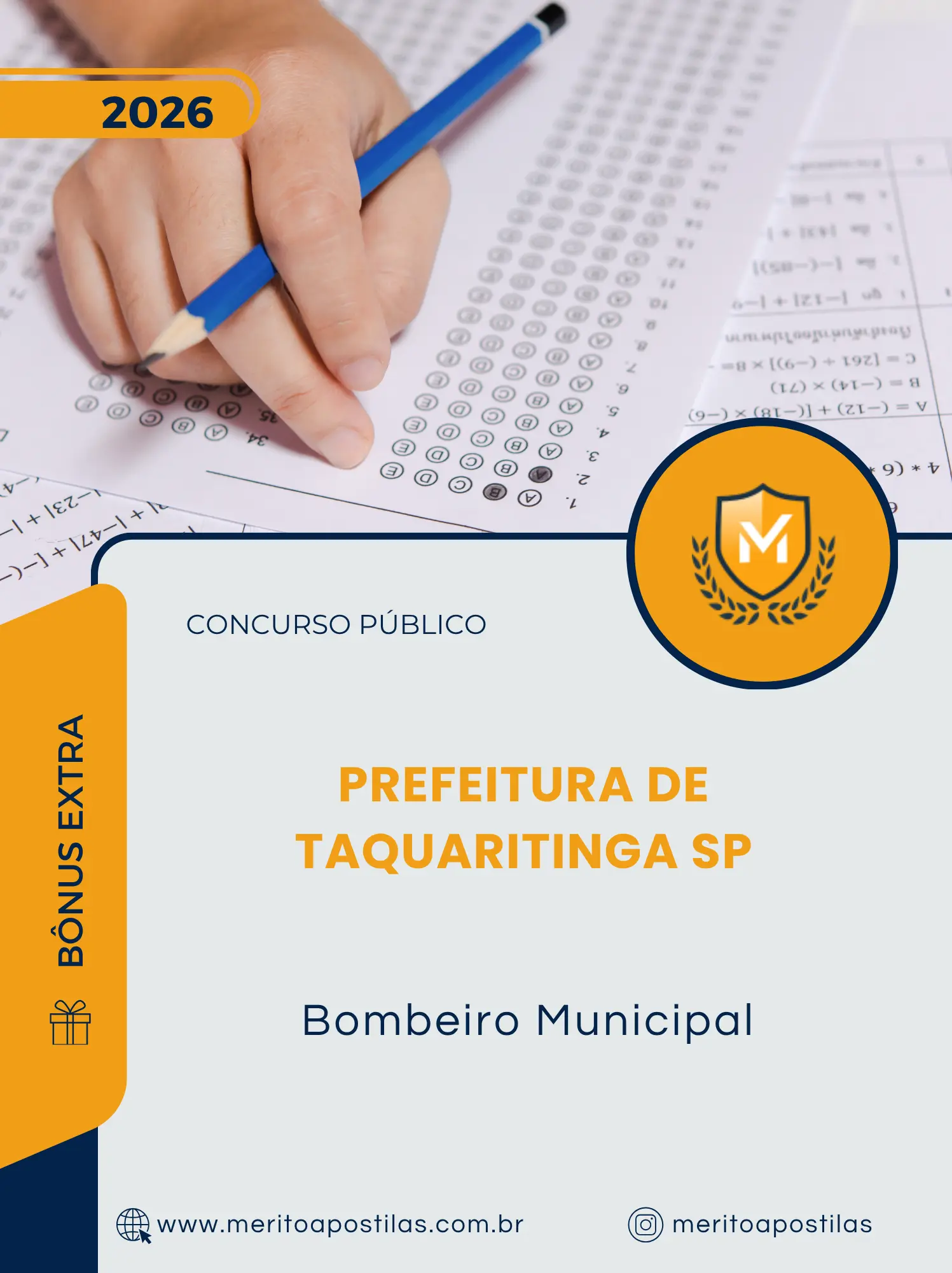 Apostila Bombeiro Municipal Prefeitura de Taquaritinga SP 2026
