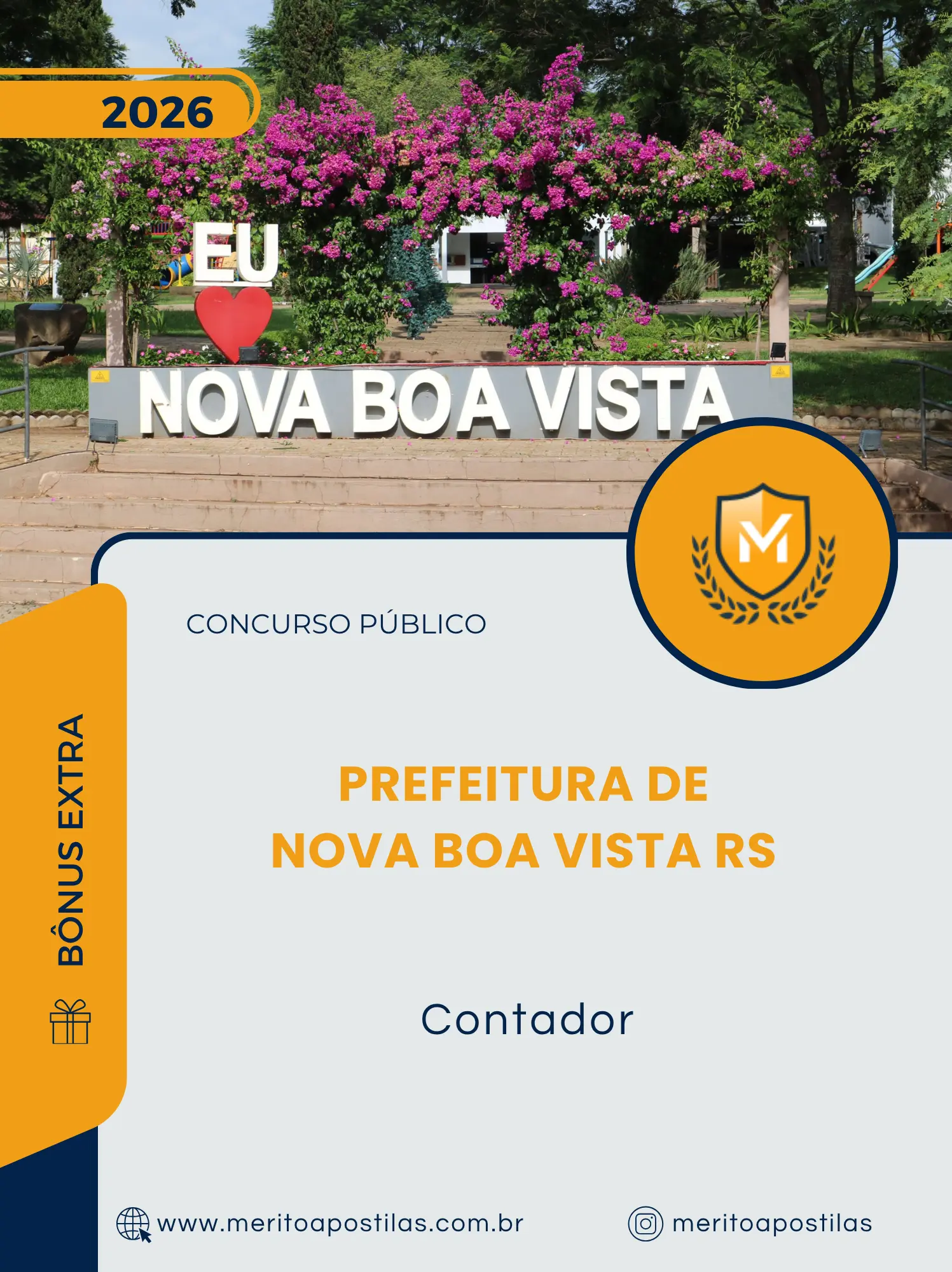 Apostila Contador Prefeitura de Nova Boa Vista RS 2026