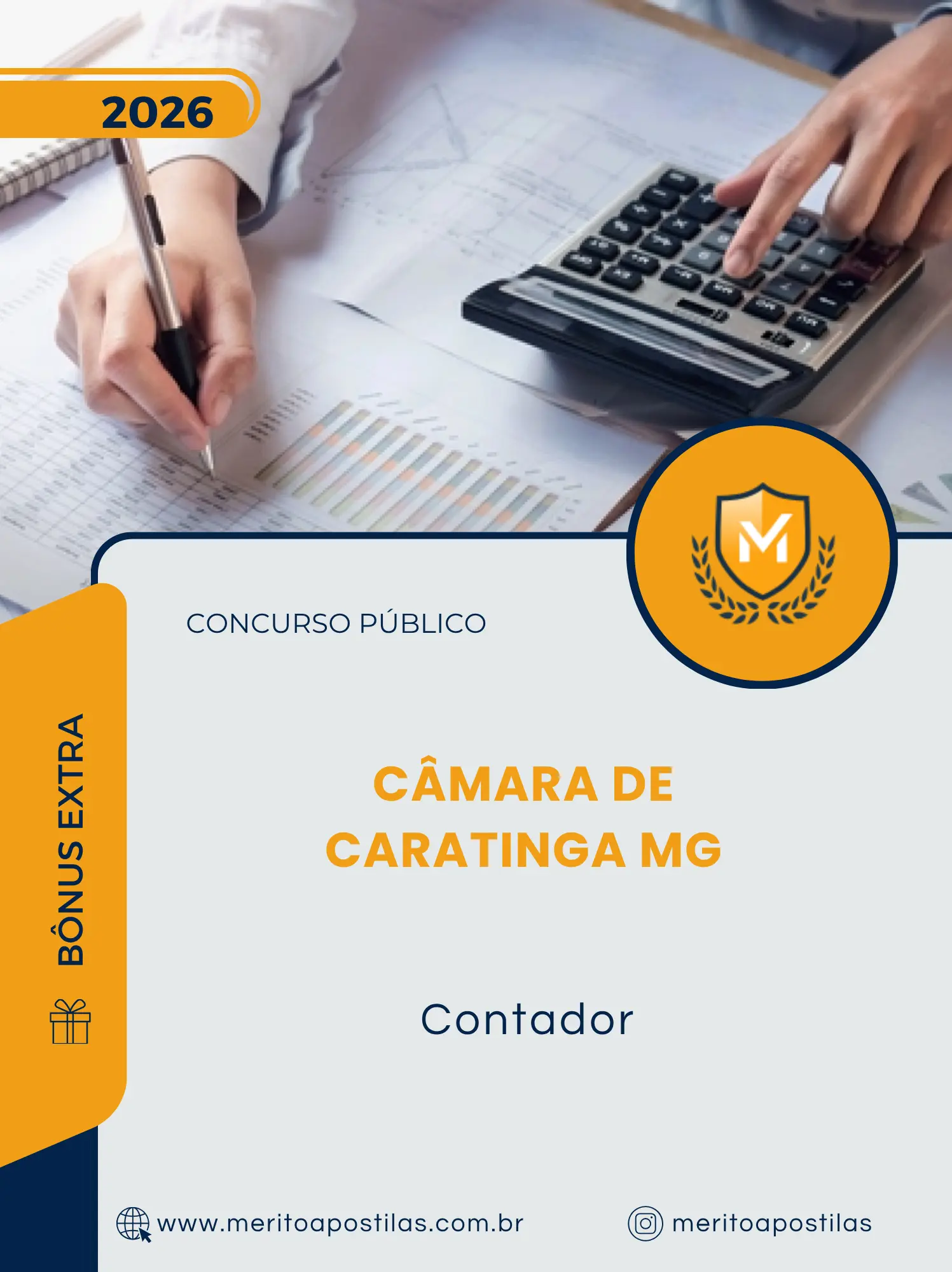 Apostila Contador Câmara de Caratinga MG 2026