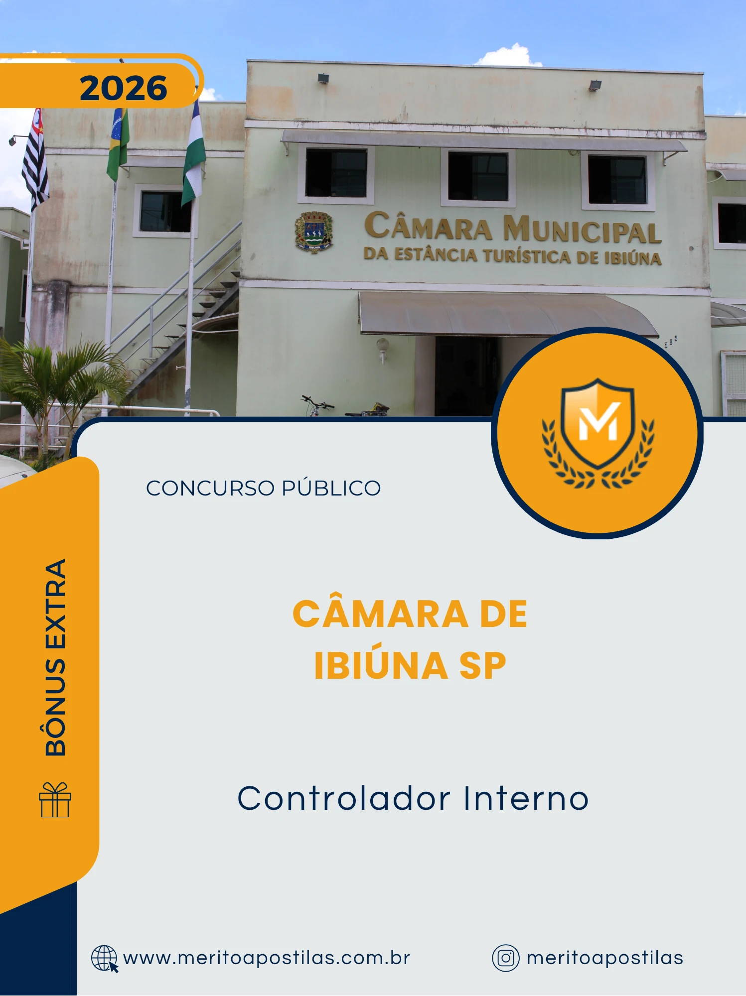 Apostila Controlador Interno Câmara de Ibiúna SP 2026