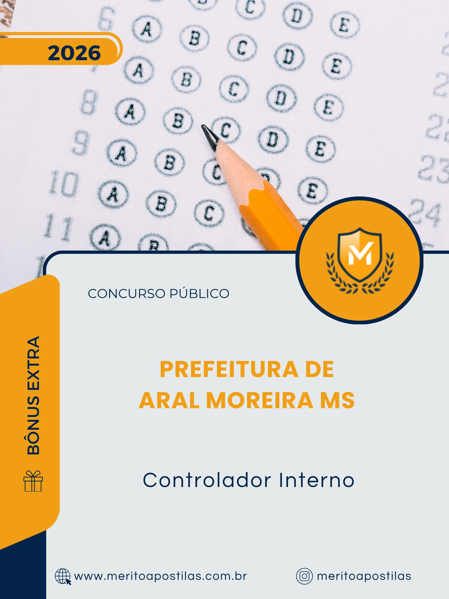 Apostila Controlador Interno Prefeitura de Aral Moreira MS 2026