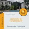 Apostila Coordenador Pedagógico Prefeitura de Votorantim SP 2026